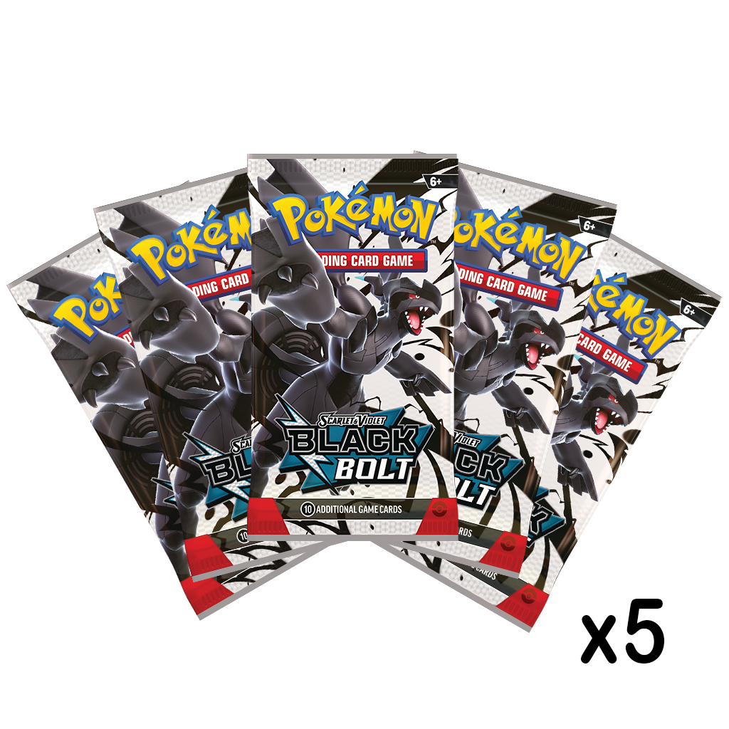 5 Black Bolt Booster Packs (English)