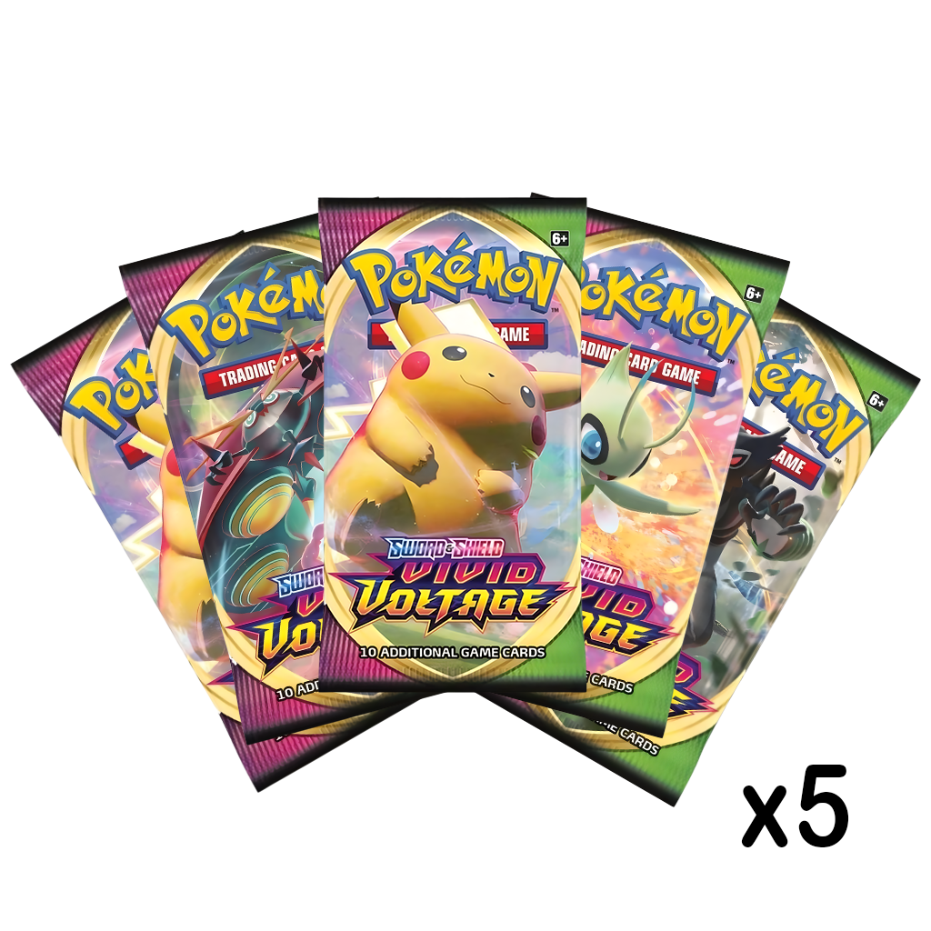 5 Vivid Voltage Booster Packs (English)