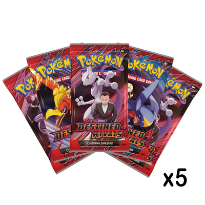 5 Destined Rivals Booster Packs (English)