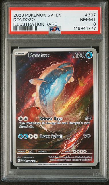 Dondozo - 207/198 - SV01: Scarlet & Violet Base Set (SVI) PSA 8 Mystery Box