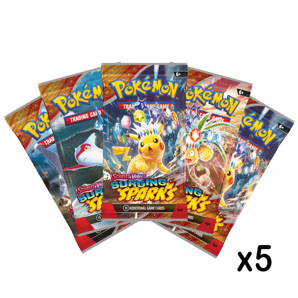 5 Surging Sparks Booster Pack (English)